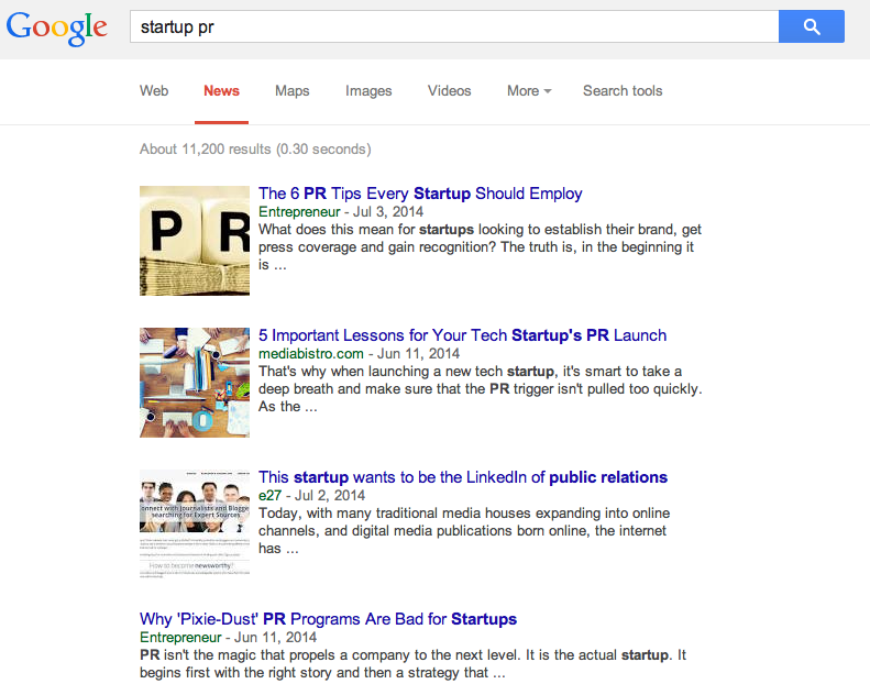 google news growth hacking tactics example