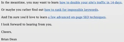 Ask your subscribers what type of content they're interested in to segment them