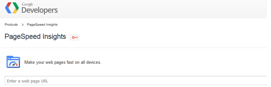 google pagespeed insights