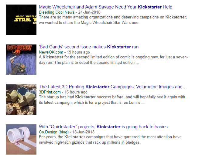 Google results