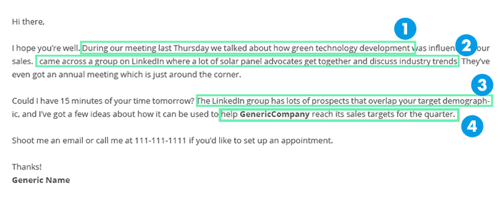 The Benefit-Focused Follow-Up Business Email Template