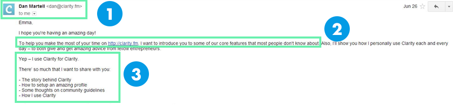 The “Welcome” Email