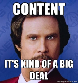 content meme for email pitch