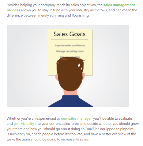 sales goals example of how to rank higher on google